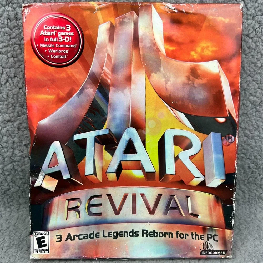 Atari Revival PC Games 3 Arcade Legends Reborn Missile Command Combat Warlords